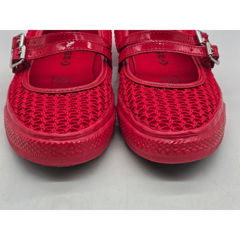 Converse Chuck Taylor All Star Dainty Mary Jane Knit Women 9 Red Shoes A16568C - Picture 5 of 12
